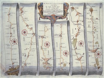 The Road from London to Arundel by John Ogilby